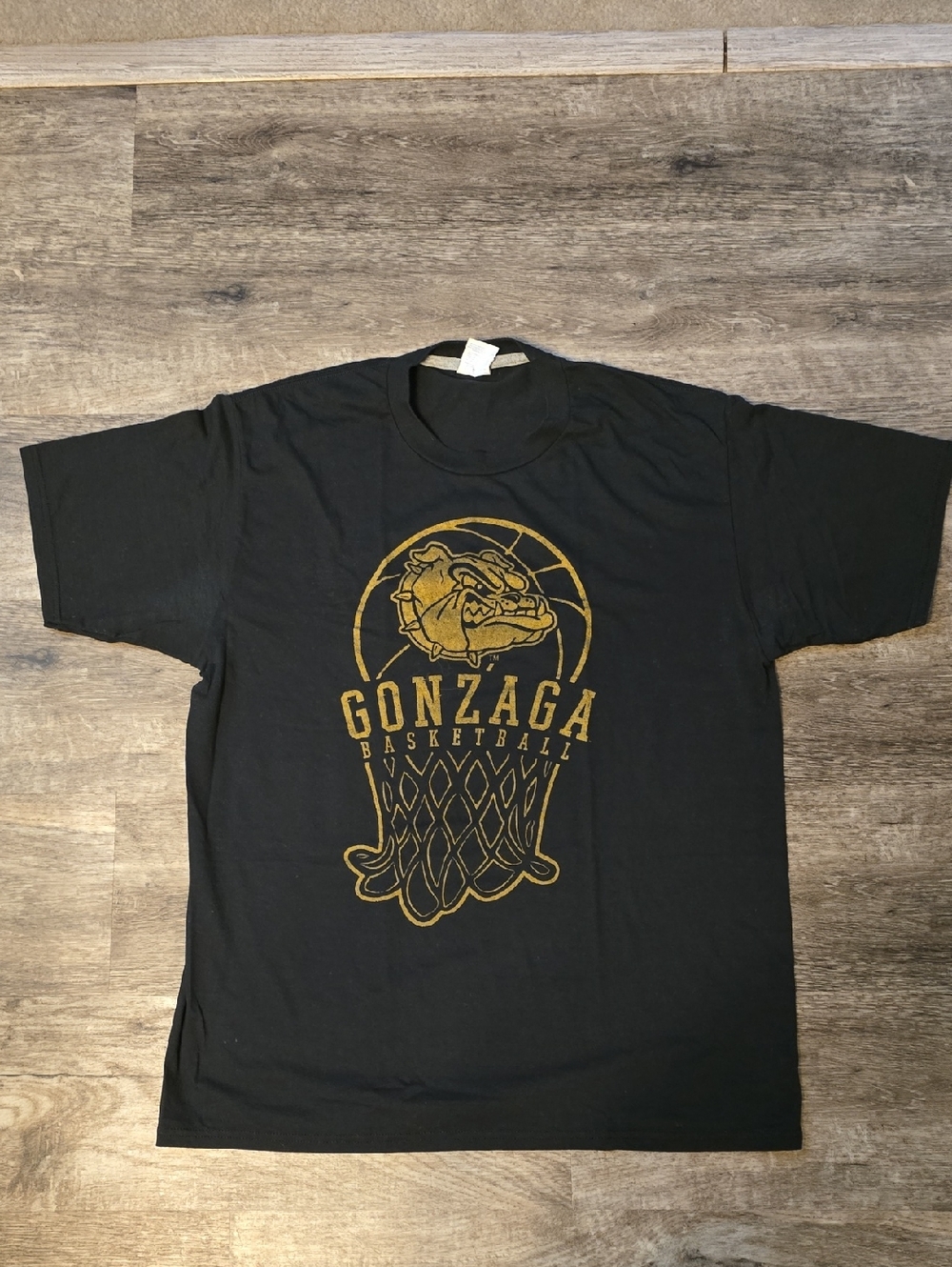 Port Authority Black Gonzaga Basketball Graphic Tee